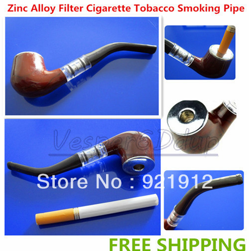 ?/ 10pcs Zinc Alloy Filter Cigarette Holder Tobacco Smoking Pipe